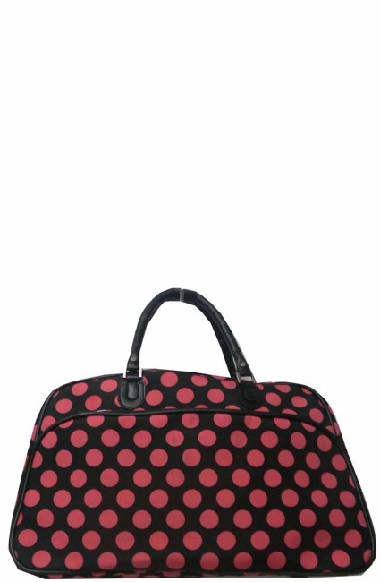 Printed Duffle Bag-F2014/BK/PK